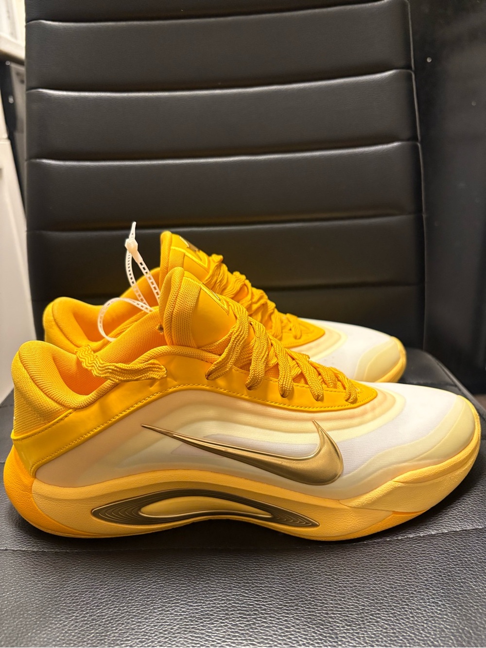 Nike Gold and Yellow Low-Top Sneakers